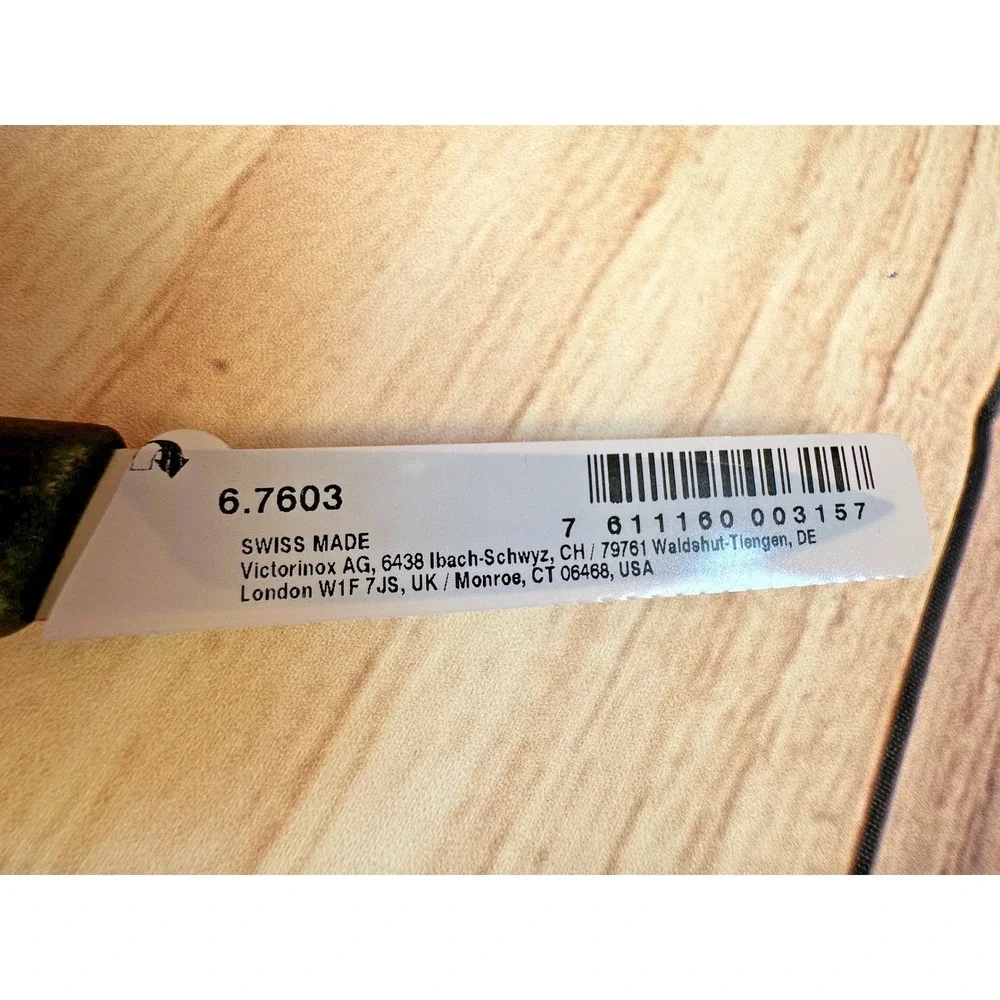 Victorinox Paring Knife 3.5in Black Swiss Made 6.7603 SET OF 2